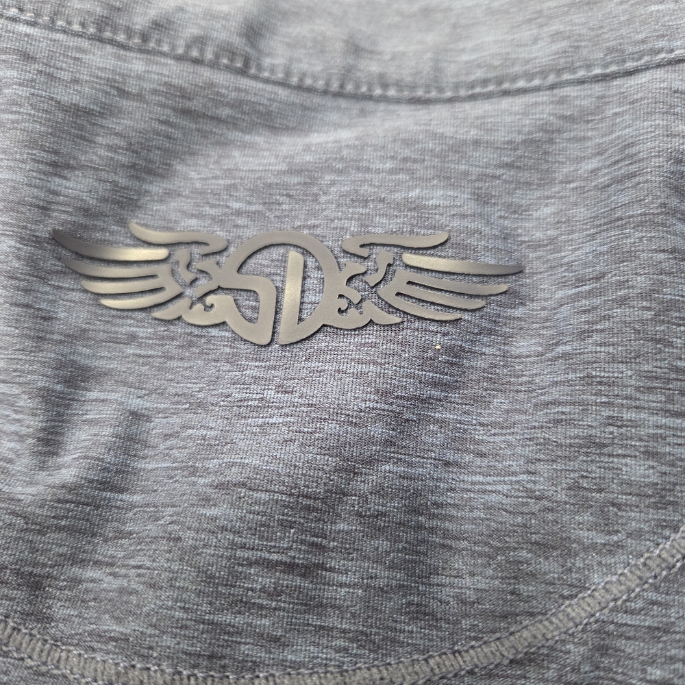 Straight Down Zip Front Blue Performance Jacket S… - image 4